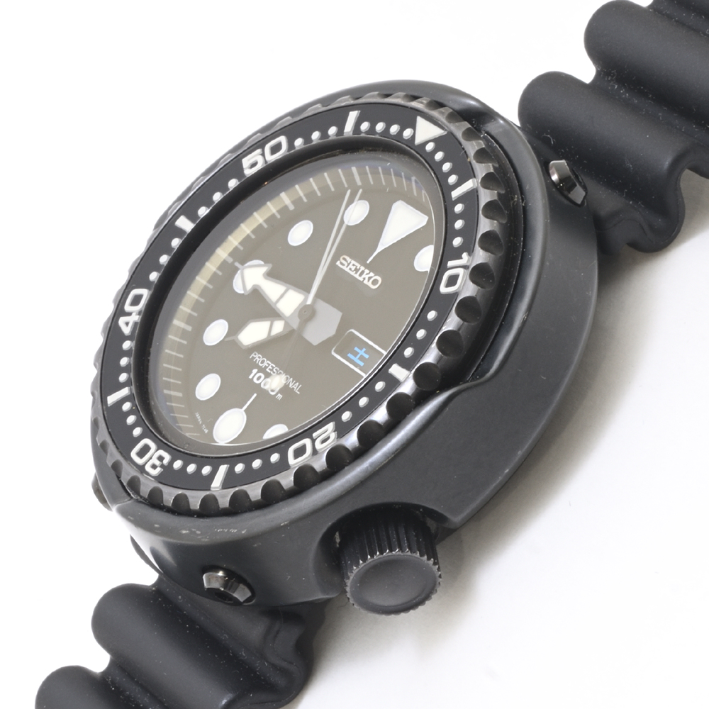 セイコー  マリンマスター SBBN011(7C46-0AA0)  チタン/セラミック  クオーツ  2008年製　メンズ