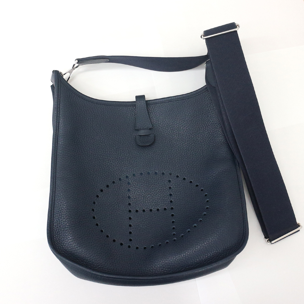 エルメス　エブリン3PM 29 トリヨンクレマンス/ネイビー×シルバー金具  A刻印