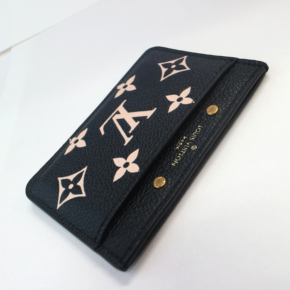 ルイヴィトン カードケース ポルト カルト サーンプル バイカラー モノグラムアンプラント M81022