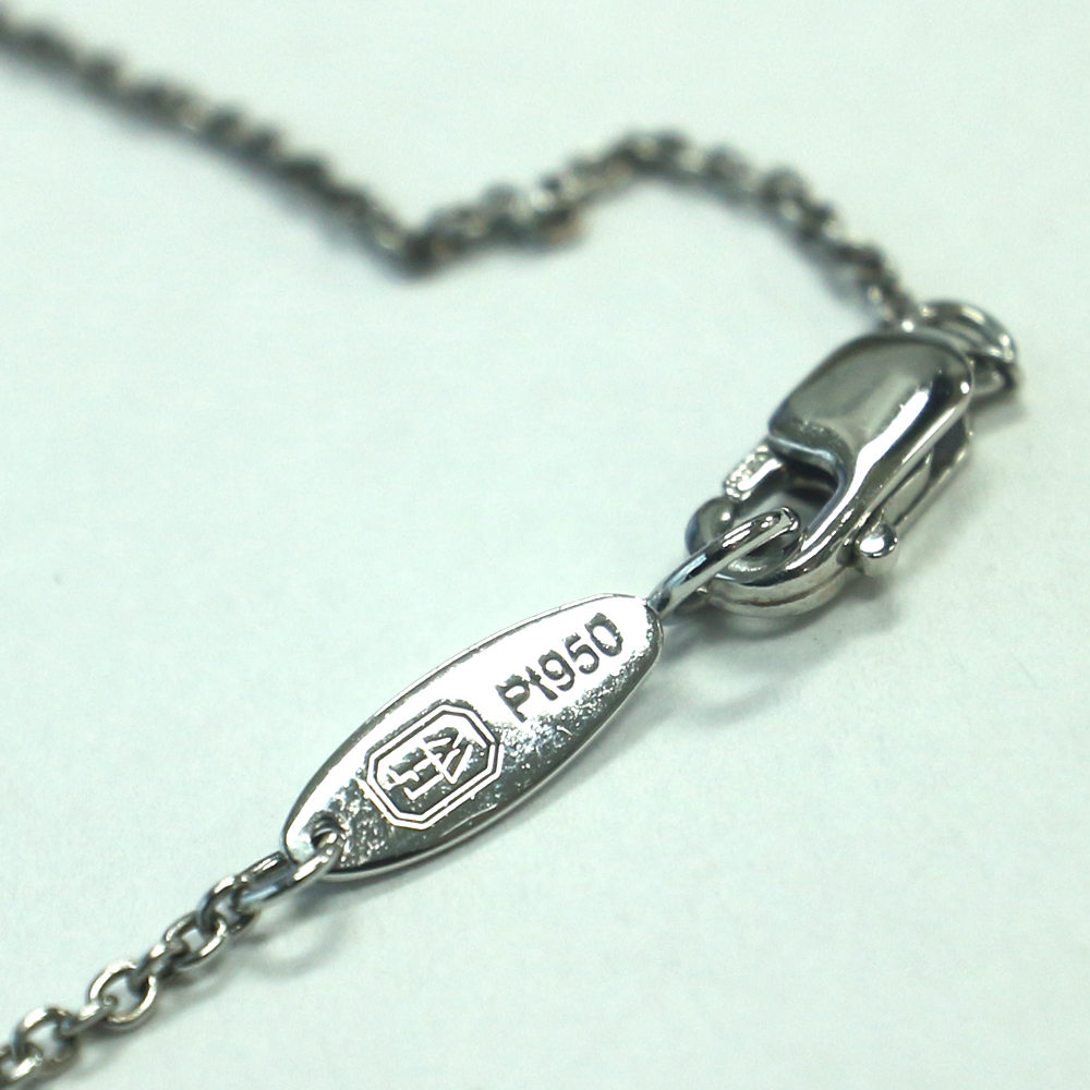 ハリーウィンストン フォーゲット・ミー・ノット・ペンダント ネックレス Pt950 D-1.07ct 7PD