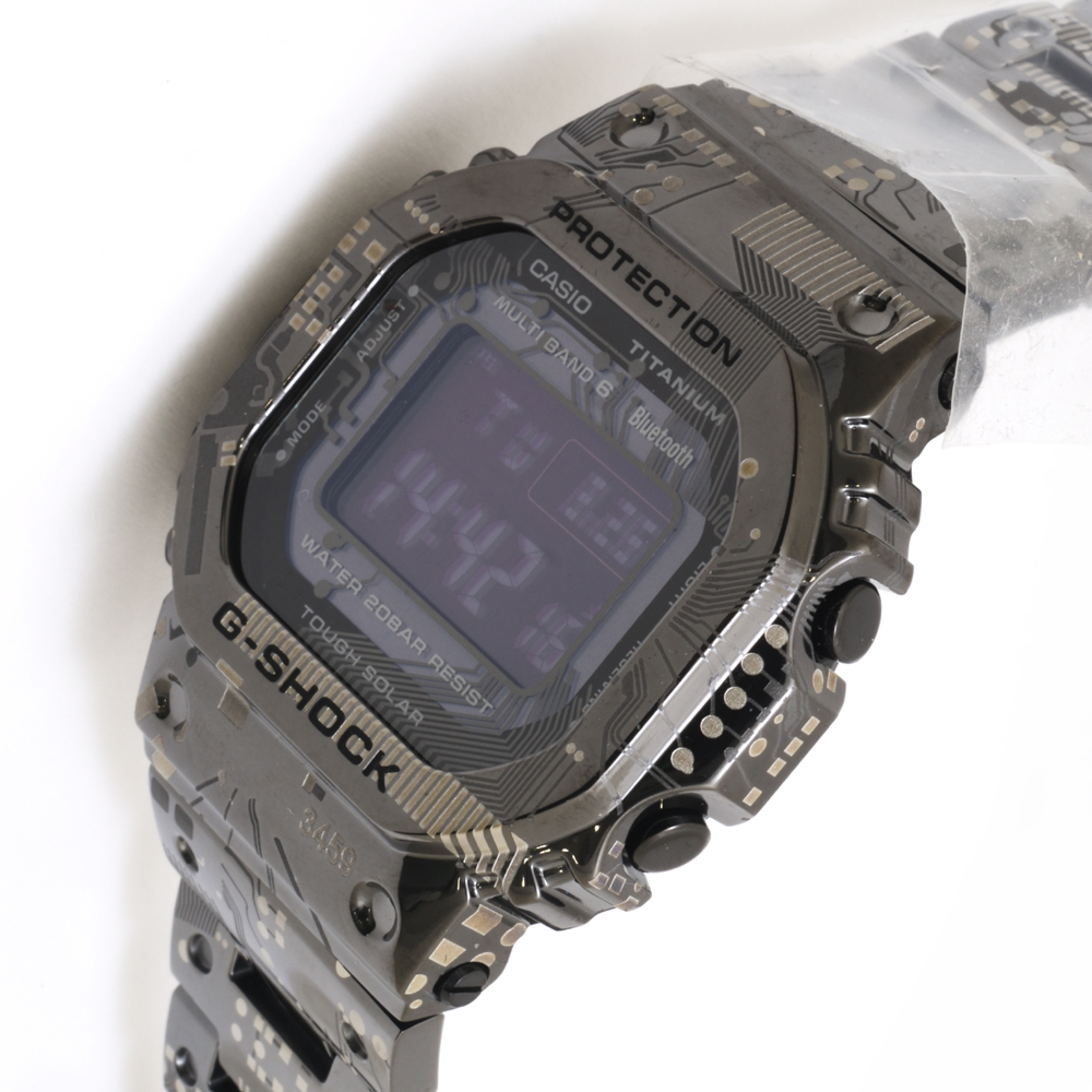 カシオ　G-SHOCK(Gショック)　GMW-B5000TCC-1JR　チタン(ブラックIP)　モバイルリンク/電波ソーラークォーツ　メンズ