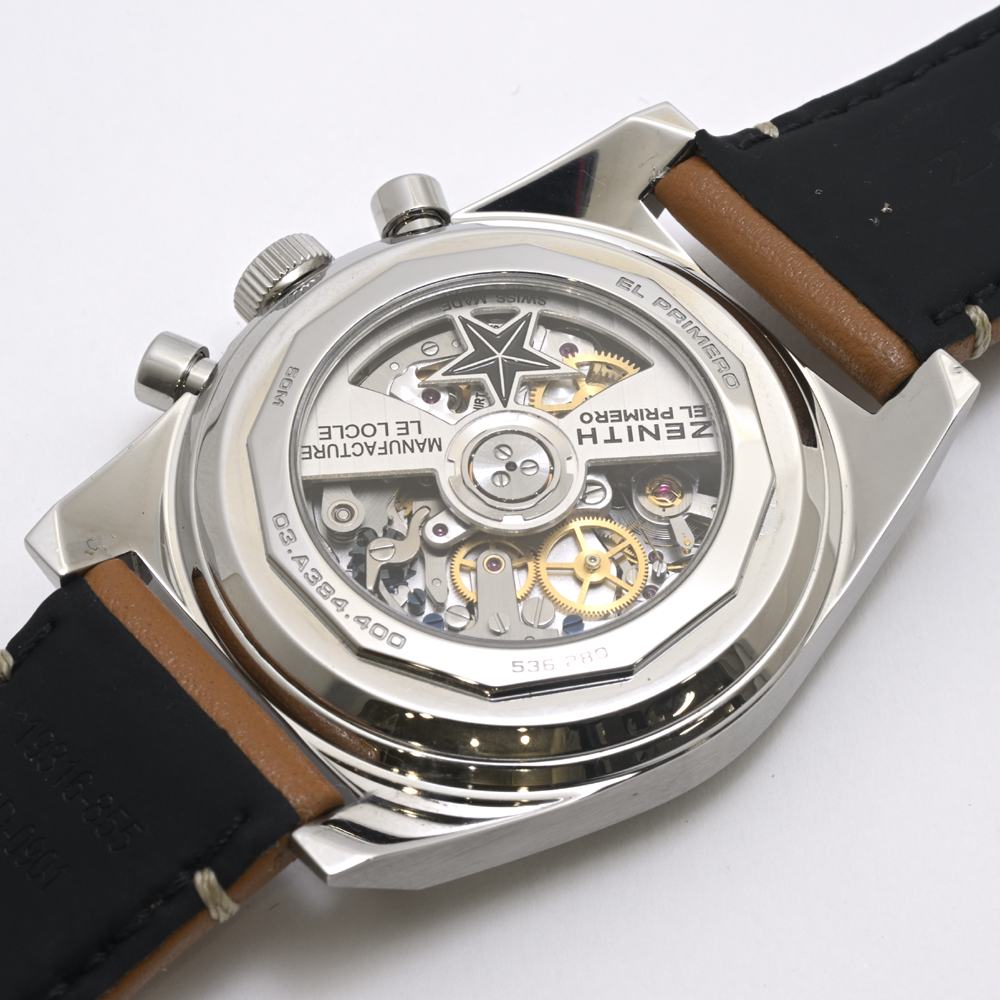 ゼニス クロノマスター リバイバル エル・プリメロ A385 自動巻 SS 03.A384.400/385.C855 ブレス付 メンズ