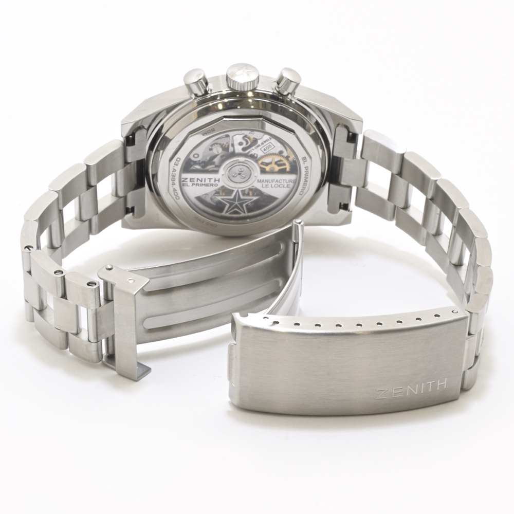 ゼニス クロノマスター リバイバル エル・プリメロ A385 自動巻 SS 03.A384.400/385.C855 ブレス付 メンズ