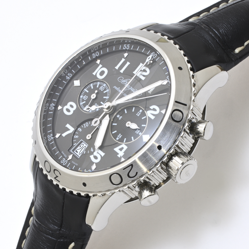 ブレゲ 3810 トランスアトランティック タイプXXI 自動巻 SS フライバック クロノグラフ メンズ