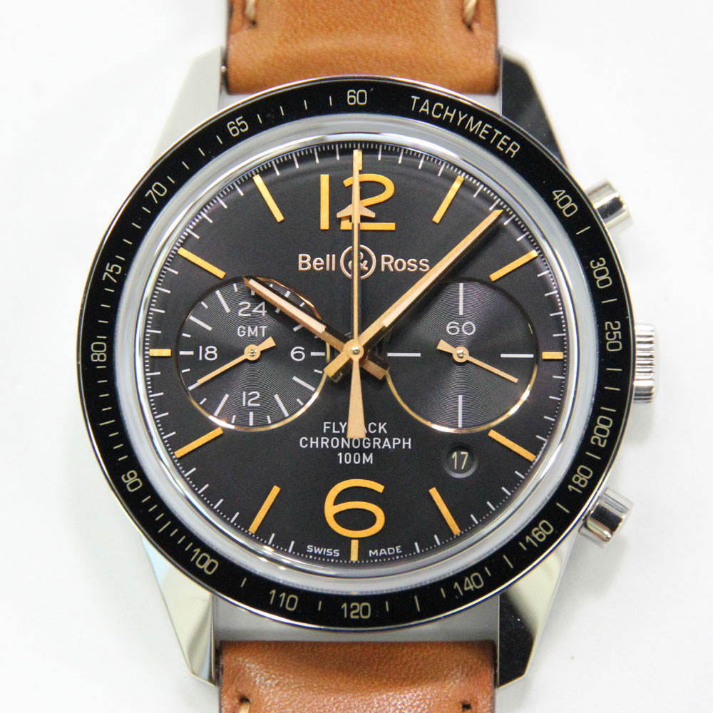 ベル&ロス フライバック クロノグラフ GMT BRV126-FLY-GMT/SCA