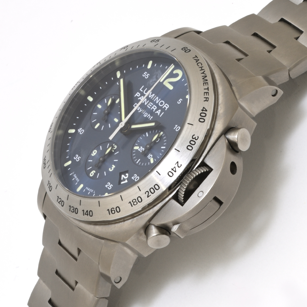 パネライ ルミノール クロノグラフ デイライト PAM00327(OP6779) チタン 自動巻 OOR番 メンズ