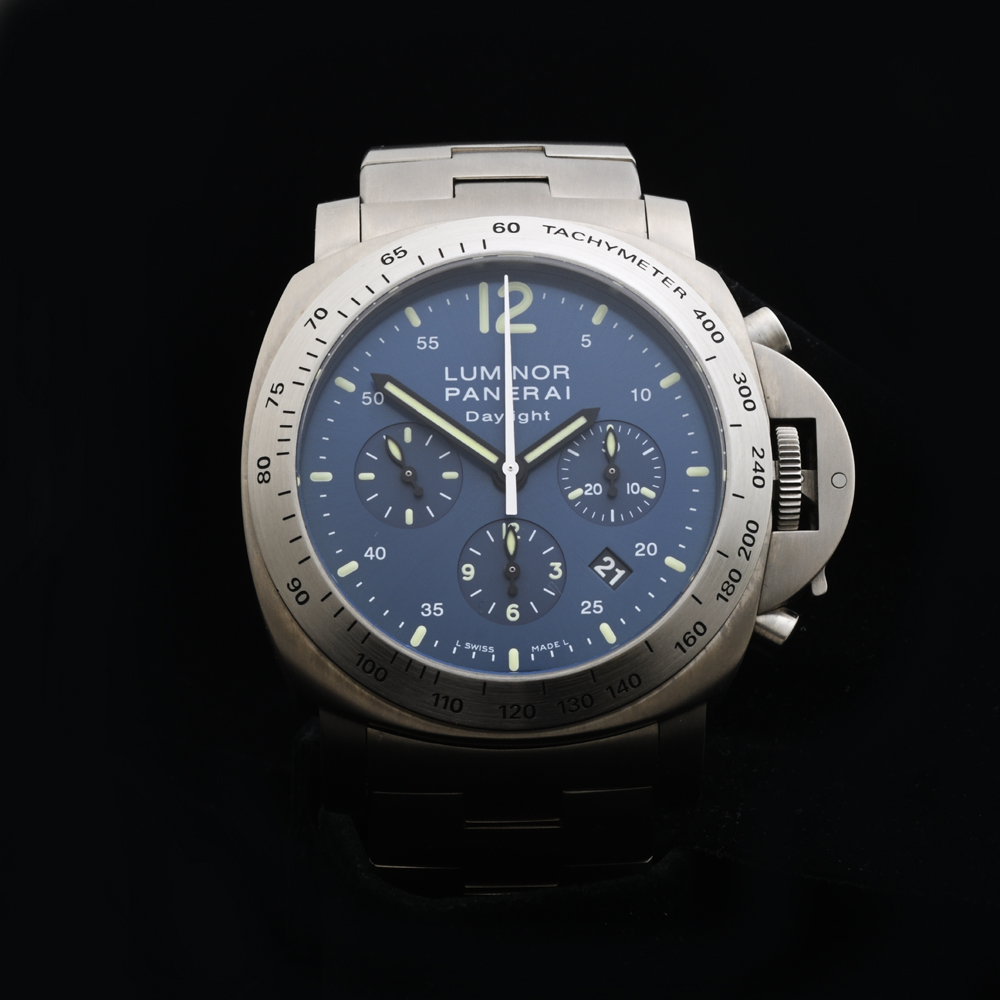 パネライ ルミノール クロノグラフ デイライト PAM00327(OP6779) チタン 自動巻 OOR番 メンズ