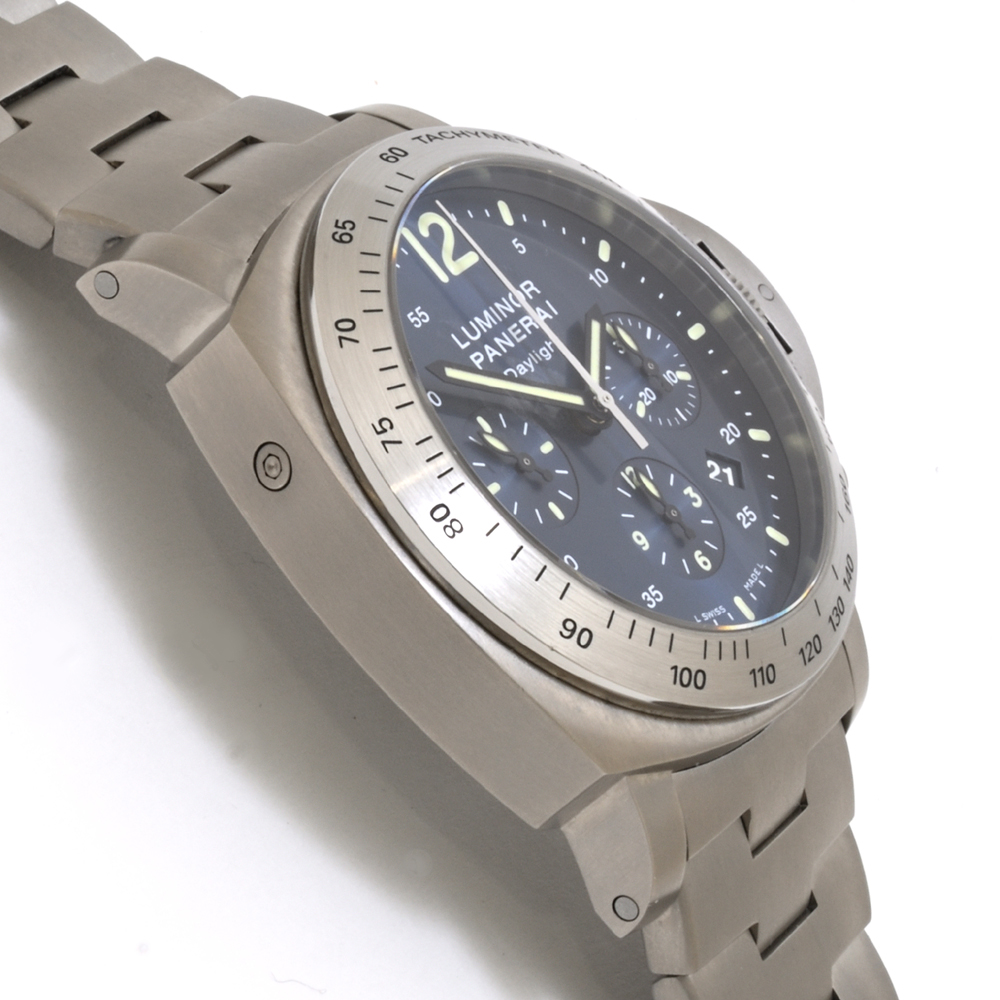 パネライ ルミノール クロノグラフ デイライト PAM00327(OP6779) チタン 自動巻 OOR番 メンズ