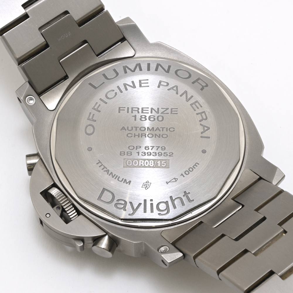 パネライ ルミノール クロノグラフ デイライト PAM00327(OP6779) チタン 自動巻 OOR番 メンズ