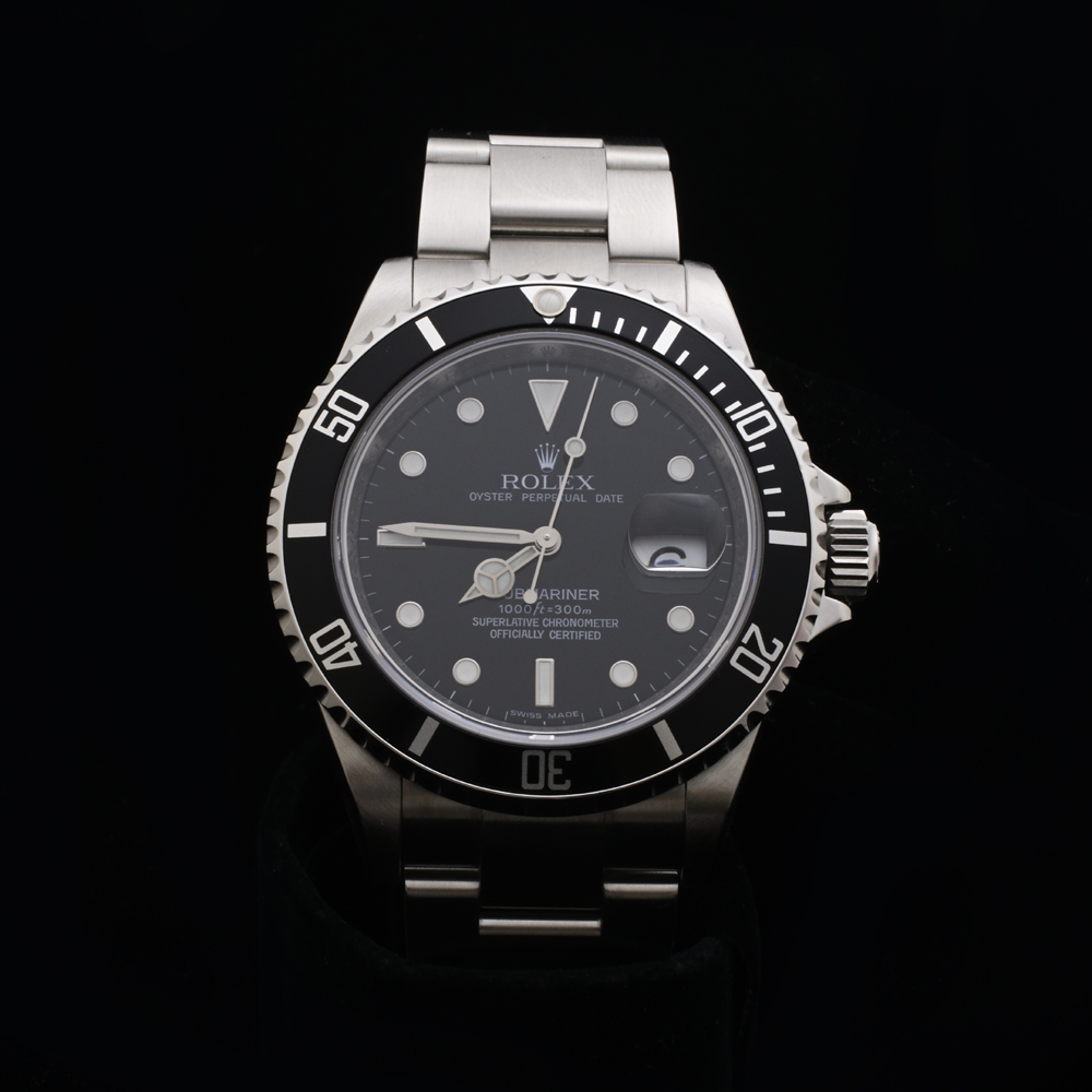 ロレックス サブマリーナ 16610 自動巻 SS 2007年頃(M番) ギャラ付 付属品一式 メンズ