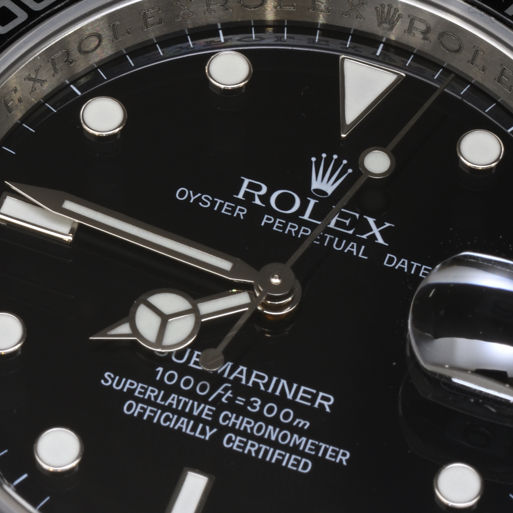 ロレックス サブマリーナ 16610 自動巻 SS 2007年頃(M番) ギャラ付 付属品一式 メンズ