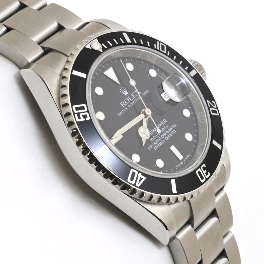ロレックス サブマリーナ 16610 自動巻 SS 2007年頃(M番) ギャラ付 付属品一式 メンズ