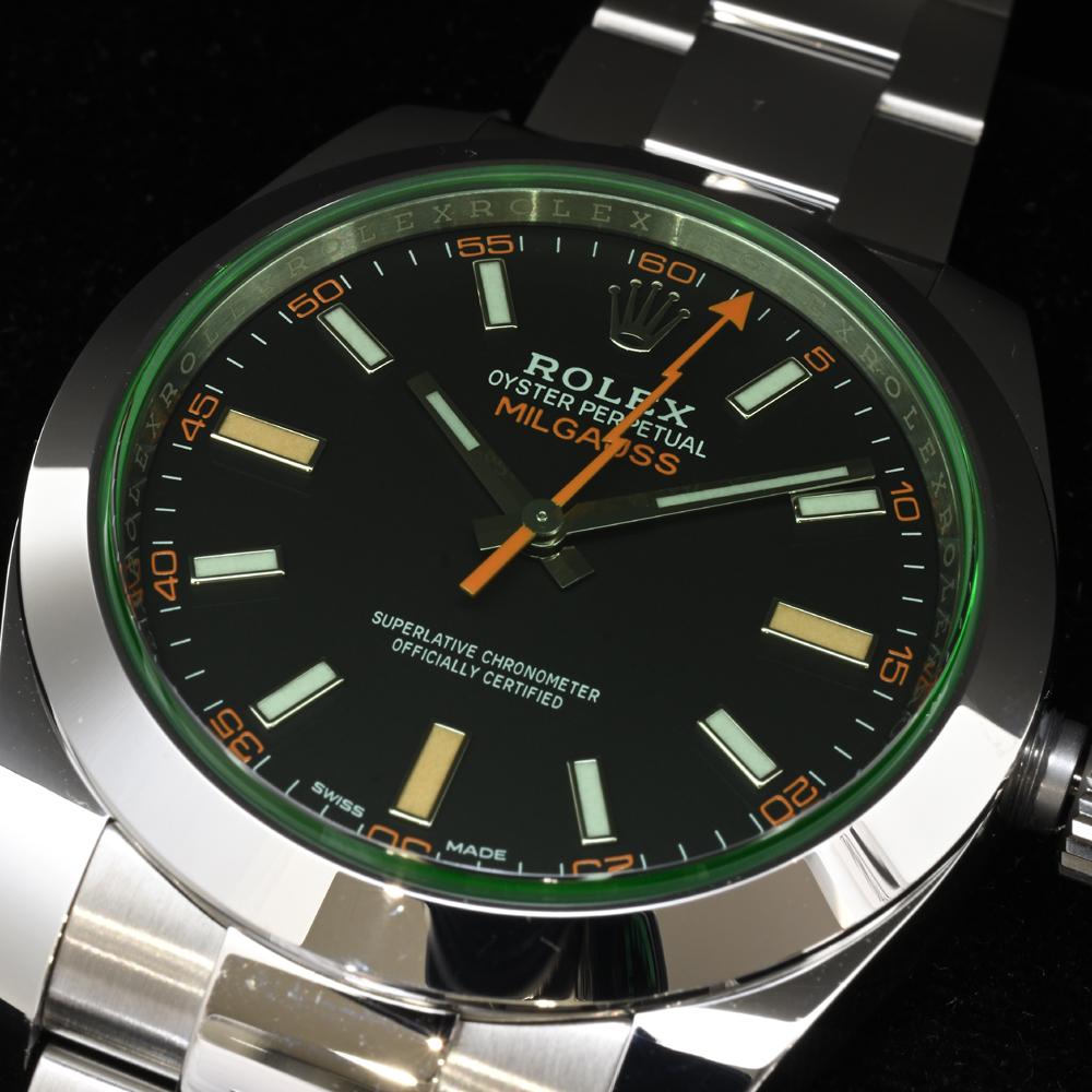 ロレックス ミルガウス 116400GV 自動巻 SS ギャラ付(2022/4) メンズ