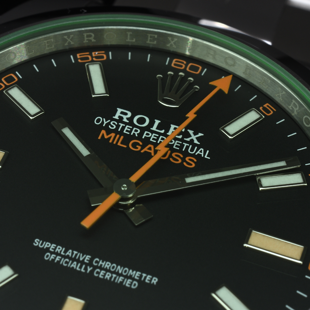 ロレックス ミルガウス 116400GV 自動巻 SS ギャラ付(2022/4) メンズ