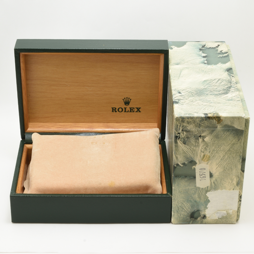 ロレックス 16570 エクスプローラー2 トリチウム 1990年頃 E番 SS 自動巻 メンズ