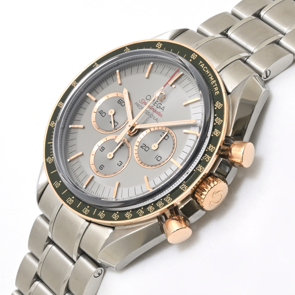 オメガ スピードマスター 522.20.42.30.06.001 東京 2020 リミテッドエディション 2020本限定 手巻 PG(セドナゴールド)/SS メンズ