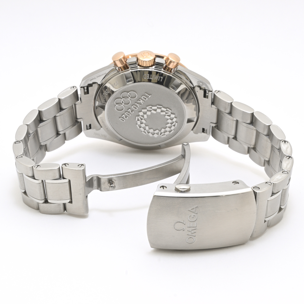 オメガ スピードマスター 522.20.42.30.06.001 東京 2020 リミテッドエディション 2020本限定 手巻 PG(セドナゴールド)/SS メンズ