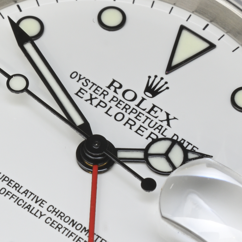 ロレックス エクスプローラー2 自動巻 SS 16570 中古A+ ギャラ付 2000年頃(P番) メンズ