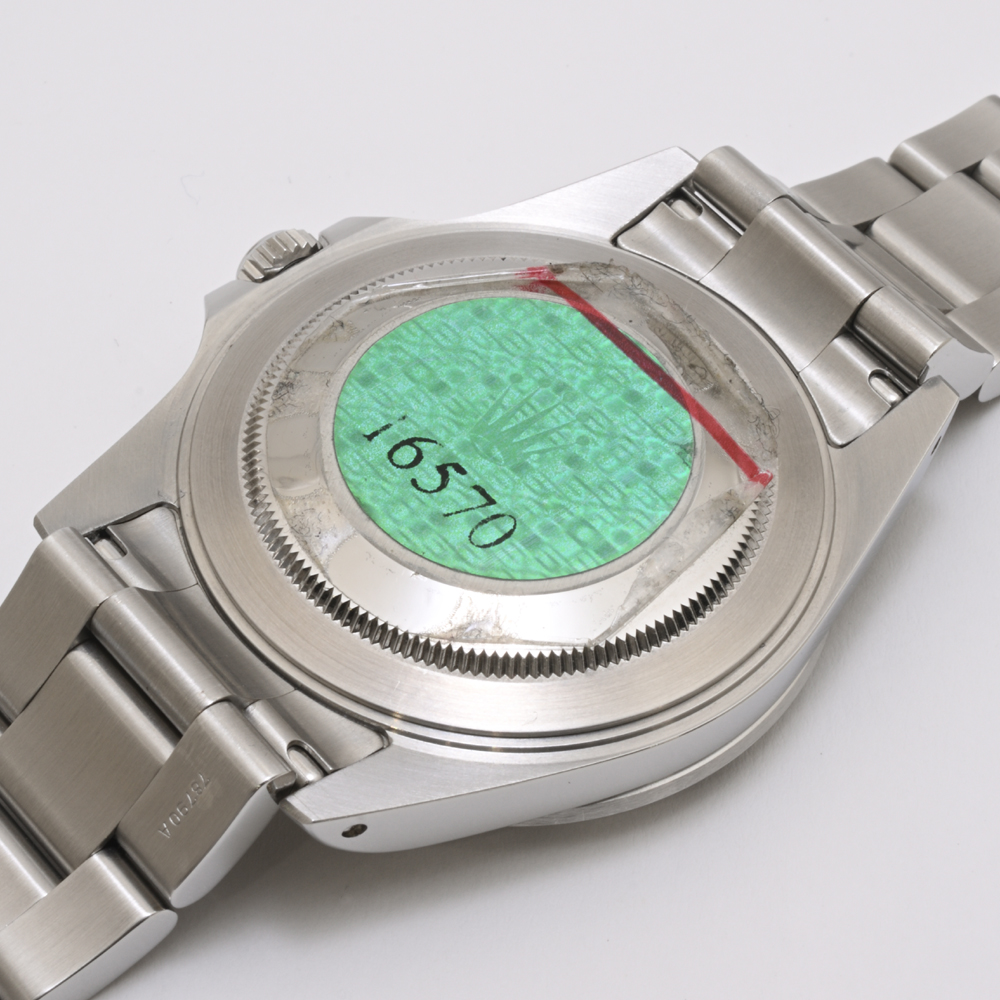 ロレックス エクスプローラー2 自動巻 SS 16570 中古A+ ギャラ付 2000年頃(P番) メンズ