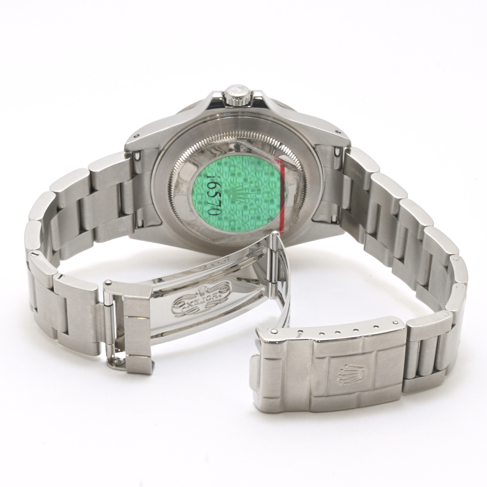 ロレックス エクスプローラー2 自動巻 SS 16570 中古A+ ギャラ付 2000年頃(P番) メンズ