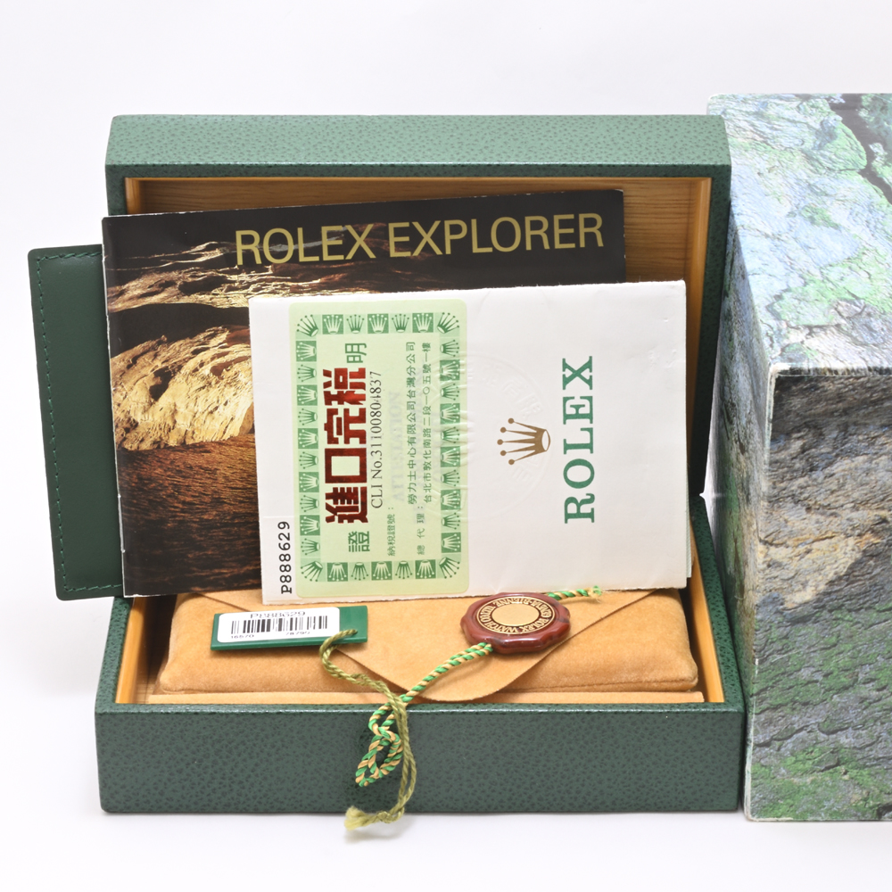 ロレックス エクスプローラー2 自動巻 SS 16570 中古A+ ギャラ付 2000年頃(P番) メンズ