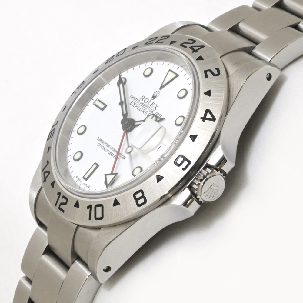 ロレックス　エクスプローラー2 自動巻 SS  16570  中古A＋ ギャラ付 2000年頃(P番)　メンズ