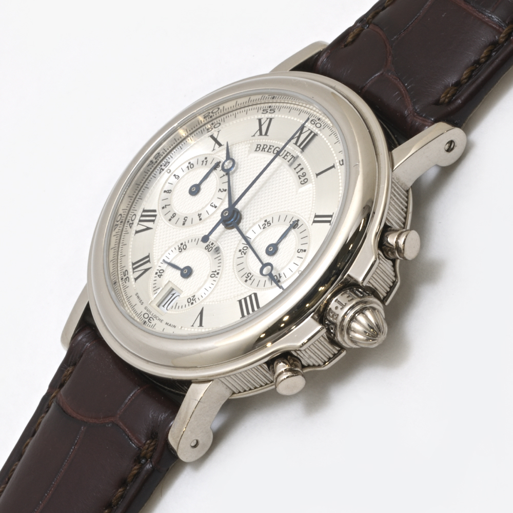 ブレゲ マリーン クロノグラフ 3460BB/12/996 K18WG 自動巻  おそらく1990年代 メンズ