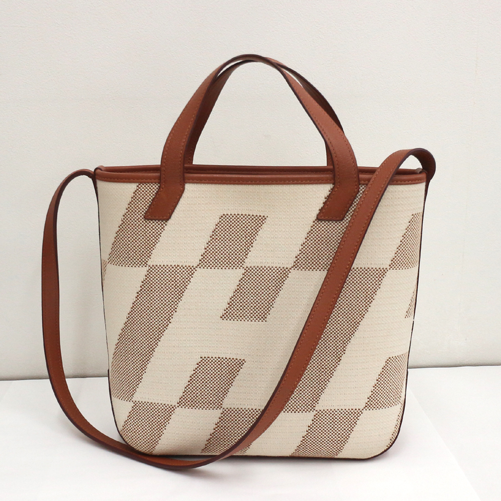 エルメス　Hアンビエ 27 PM エクリュ ヴォースイフト×トワルアッシュ/ベージュ系×ブラウン系 U刻印