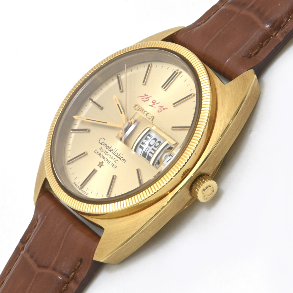 オメガ　金日成 生誕60周年記念 コンステレーション  168.0057  自動巻  K18YG  1972年　メンズ