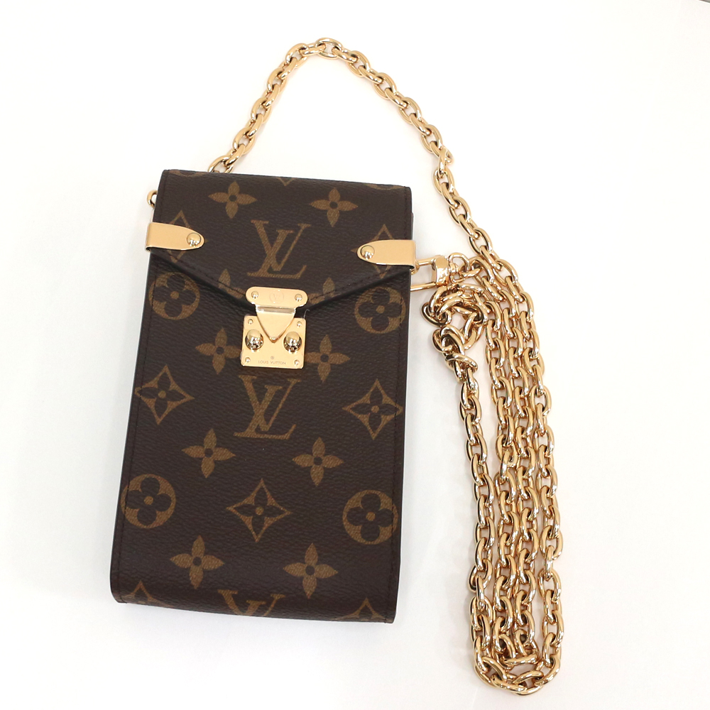 ルイヴィトン　チェーンショルダーバッグ フォン ポーチ･メティス  モノグラム  M13572