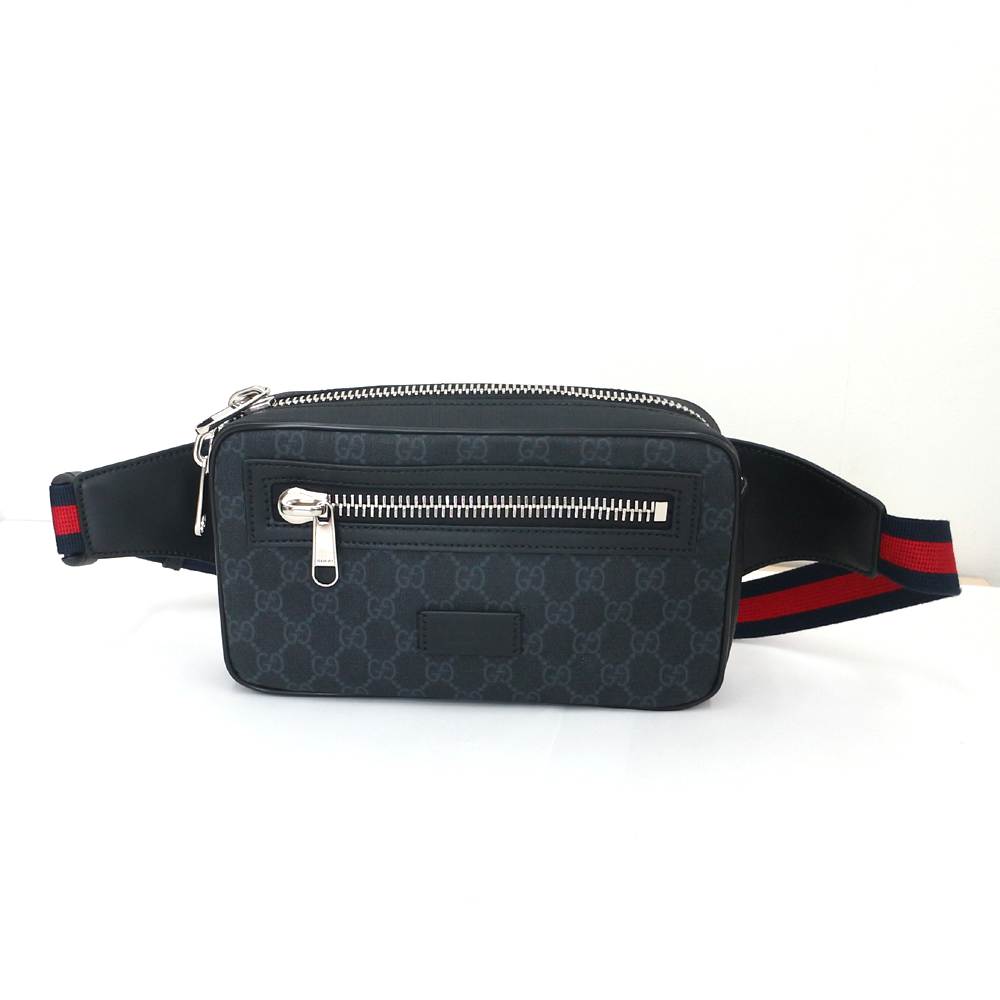 グッチ　ボディバッグ GGスプリームキャンバス/ブラック 474293