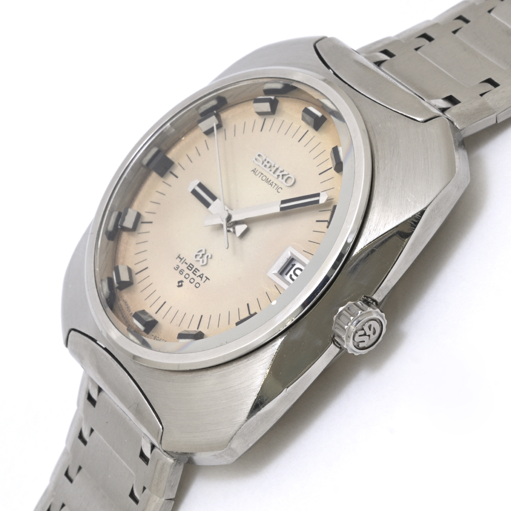 グランドセイコー  61GS 座布団ケース 36000ハイビート  6145-8020  SS  自動巻  1969年製  メンズ