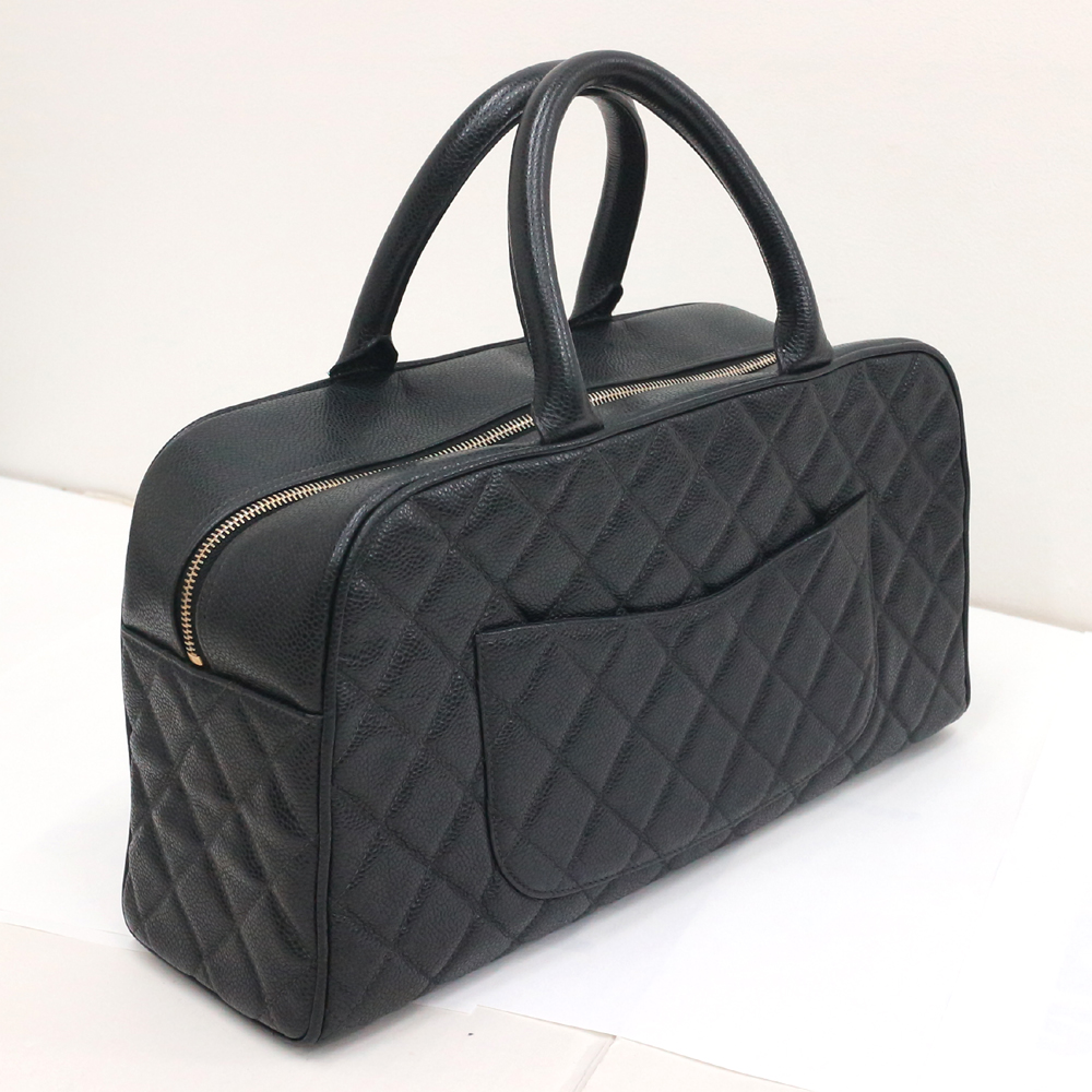 シャネル レザー マトラッセ ボストンバッグ 黒 楽天市場】【バッグ】CHANEL シャネル マトラッセ ココマーク