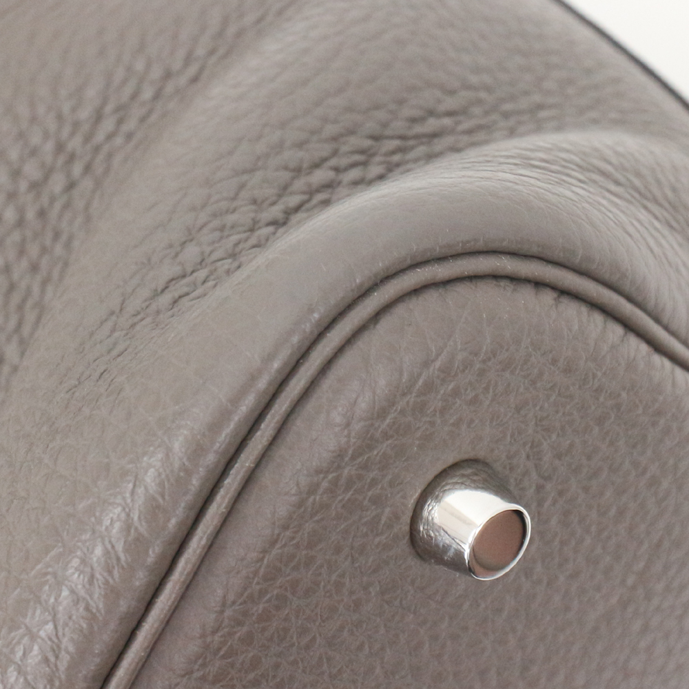 エルメス ピコタンロックMM 22 トリヨンクレマンス/エタン×シルバー金具 C刻印