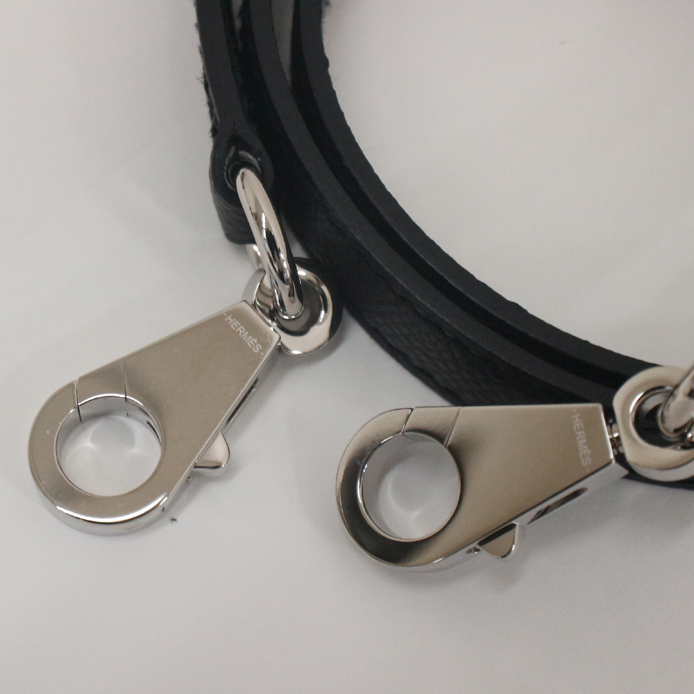 エルメス ボリード27 エプソン/ブラック×シルバー金具 Z刻印 エルメスにてクリーニング済み