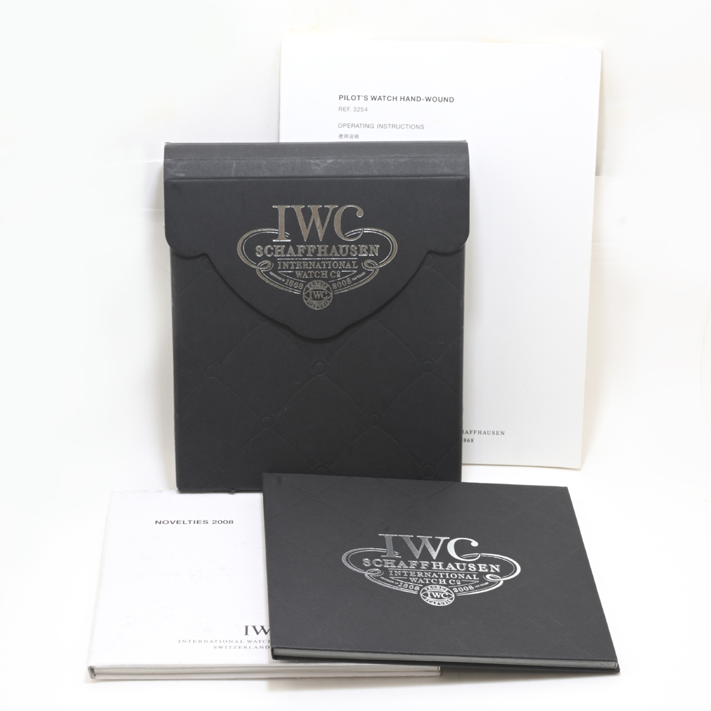 IWC パイロット・ウォッチ・ハンドワインド IW325401 手巻 SS 2008年 ジョーンズ・アロー メンズ