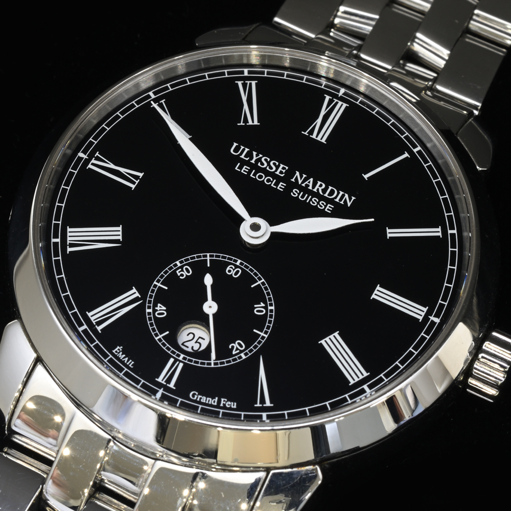ユリスナルダン クラシコ マニュファクチュール 3203-136/E2 自動巻 SS グラン・フー文字盤 メンズ