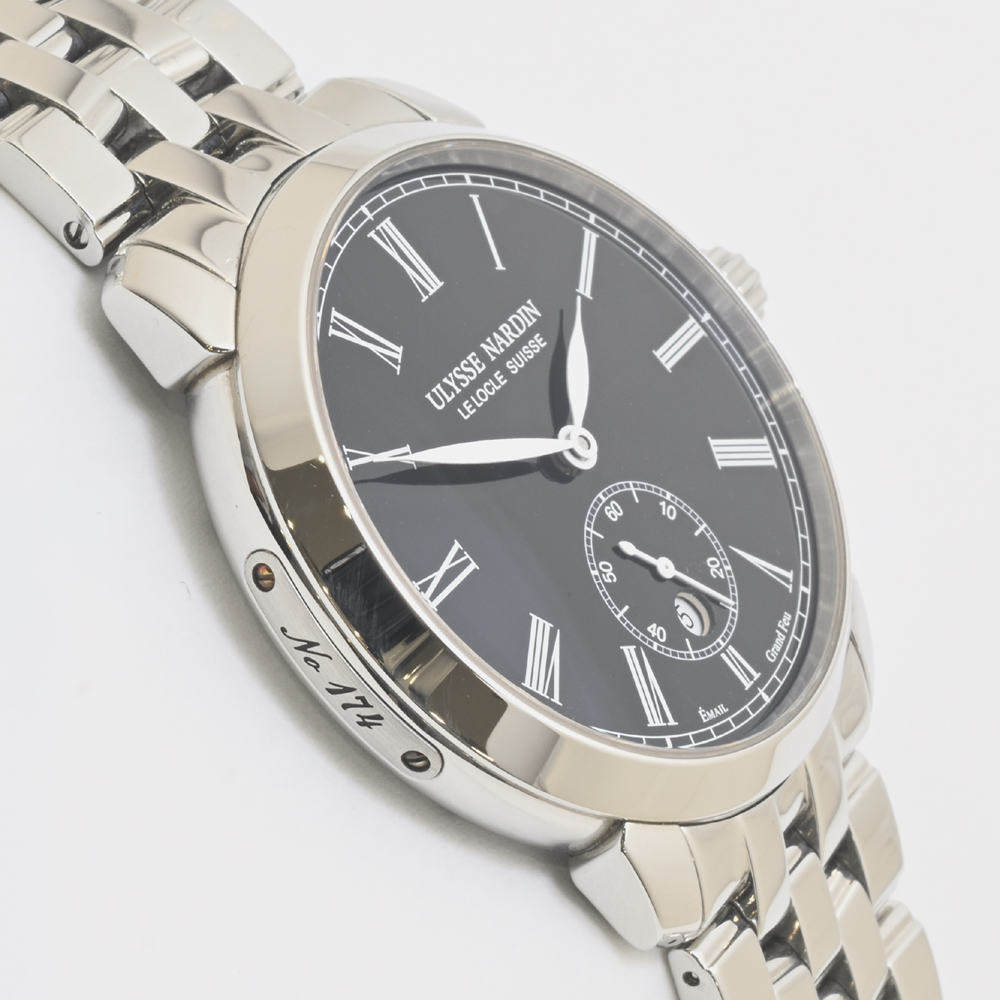 ユリスナルダン クラシコ マニュファクチュール 3203-136/E2 自動巻 SS グラン・フー文字盤 メンズ