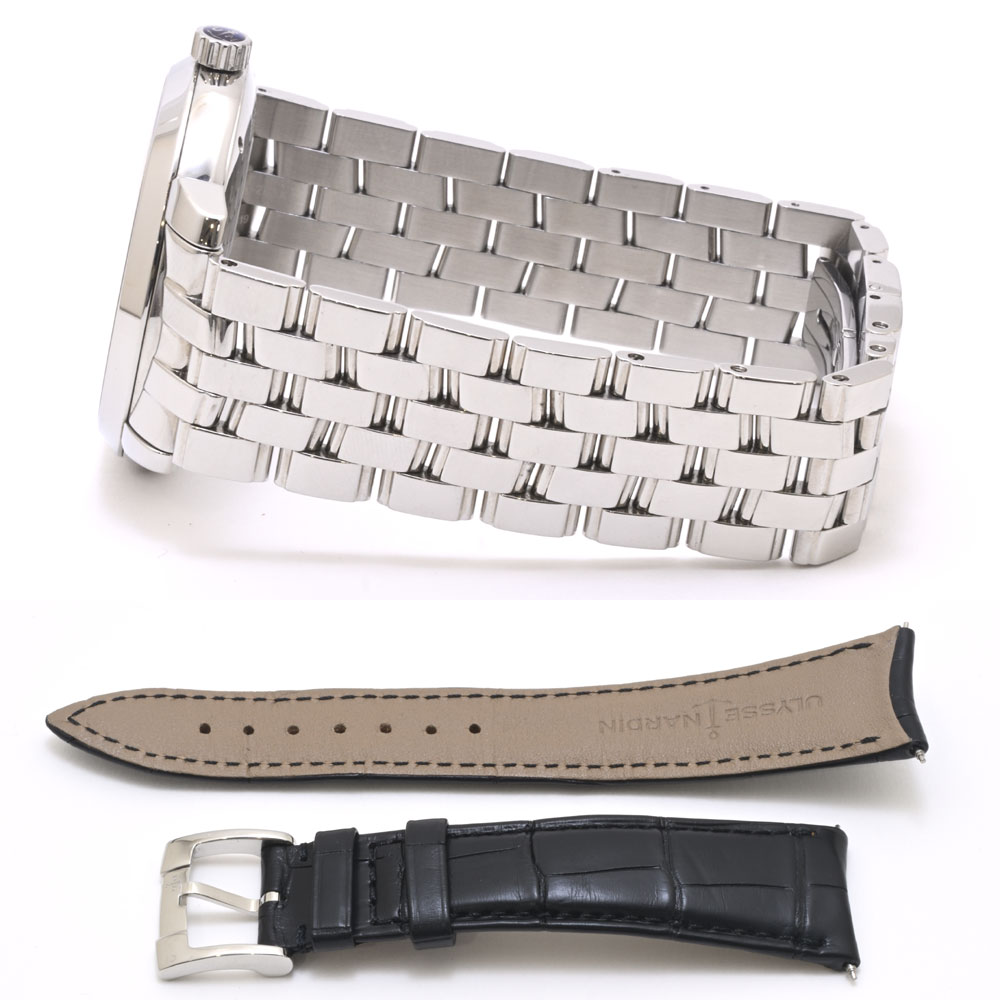 ユリスナルダン クラシコ マニュファクチュール 3203-136/E2 自動巻 SS グラン・フー文字盤 メンズ