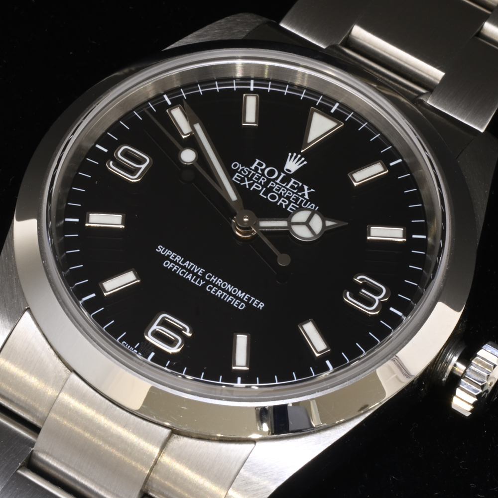 ロレックス エクスプローラー 114270 SS 自動巻 K番 2002年頃 ギャラ他付属品一式 メンズ