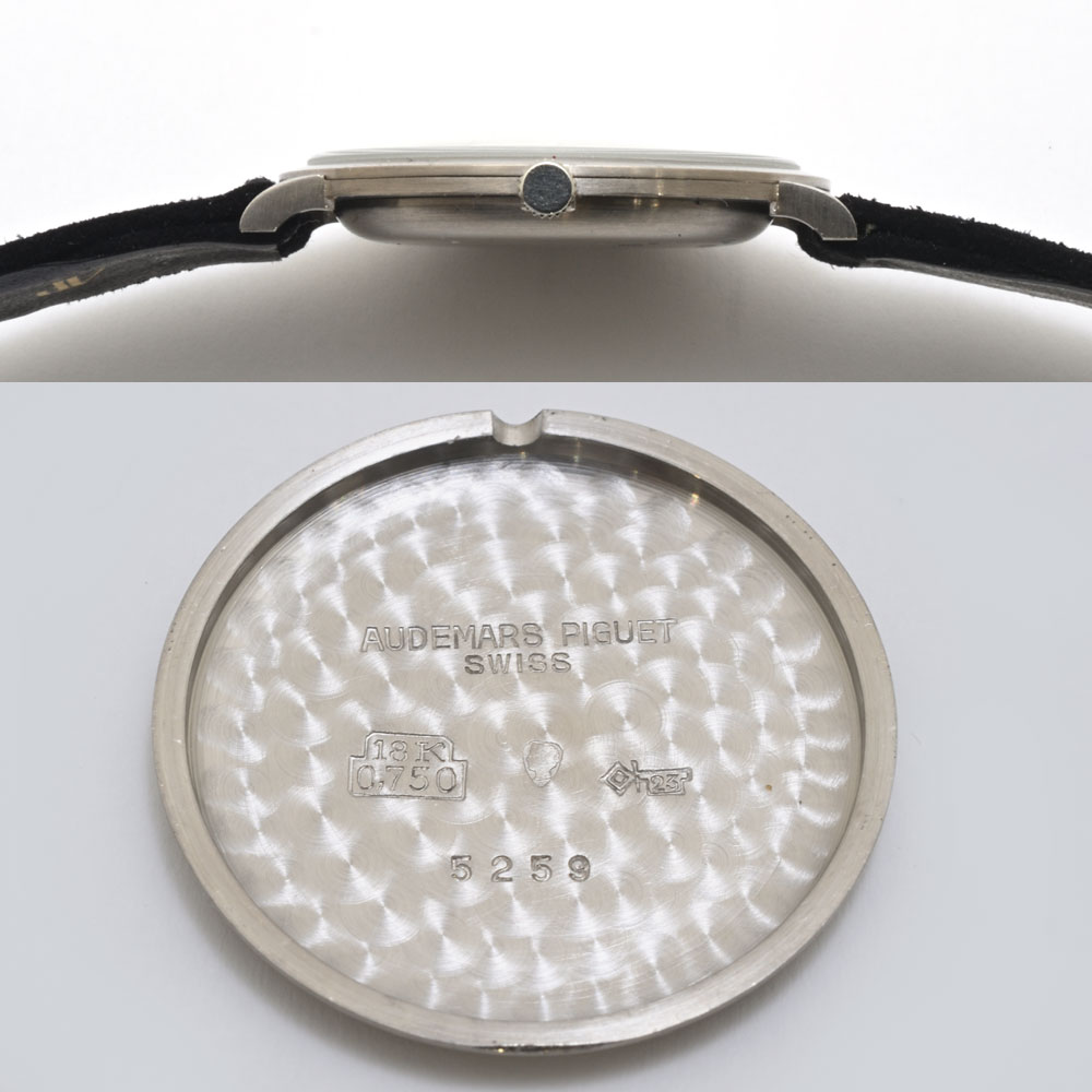 オーデマピゲ エクストラフラット REF.5259 CAL.K2001/1A 手巻 K18WG 1970年代前期 メンズ