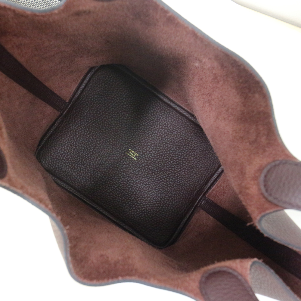 エルメス ピコタンロックMM 22 トリヨンクレマンス/ルージュセリエ×ゴールド金具 U刻印