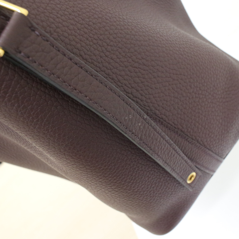 エルメス ピコタンロックMM 22 トリヨンクレマンス/ルージュセリエ×ゴールド金具 U刻印