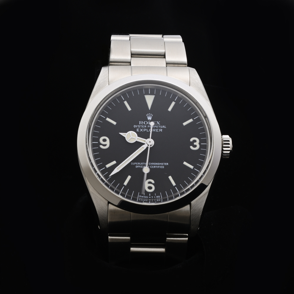 ロレックス エクスプローラー 1016 SS 自動巻 トリチウム 1988年頃(R番) メンズ アンティーク