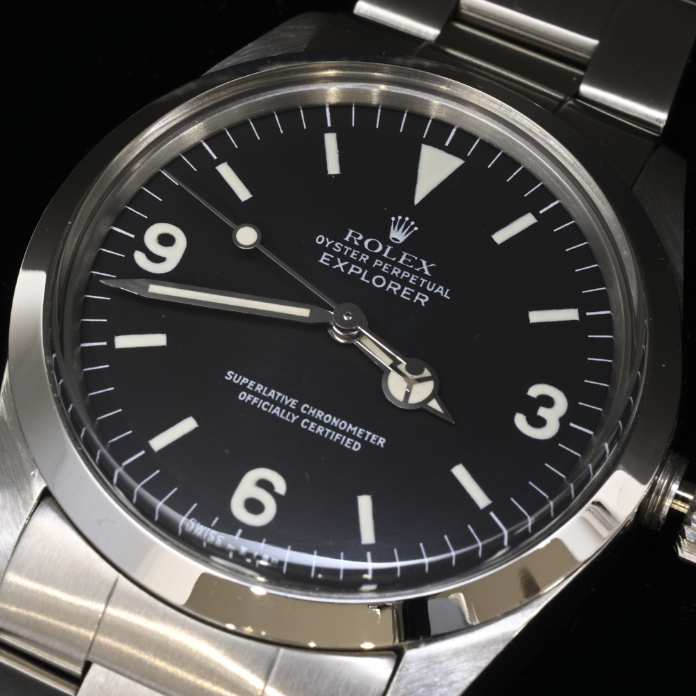 ロレックス エクスプローラー 1016 SS 自動巻 トリチウム 1988年頃(R番) メンズ アンティーク
