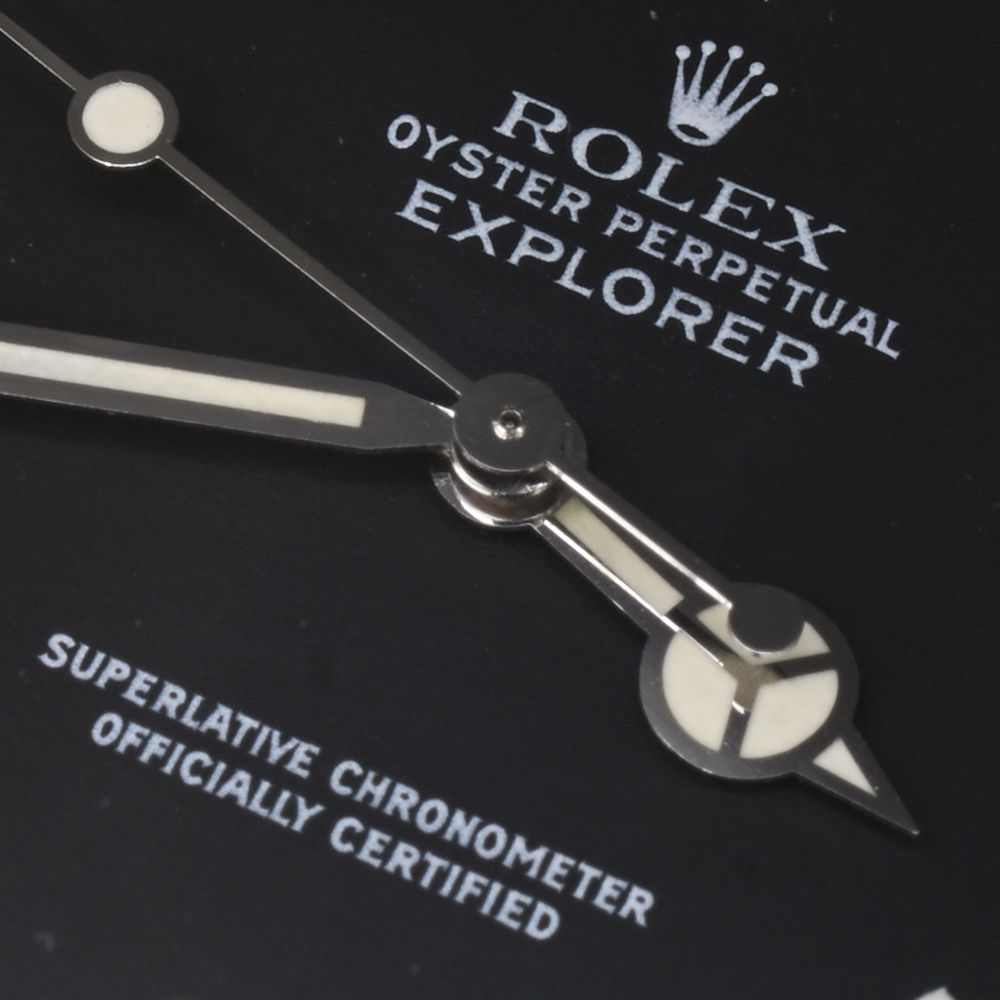 ロレックス エクスプローラー 1016 SS 自動巻 トリチウム 1988年頃(R番) メンズ アンティーク