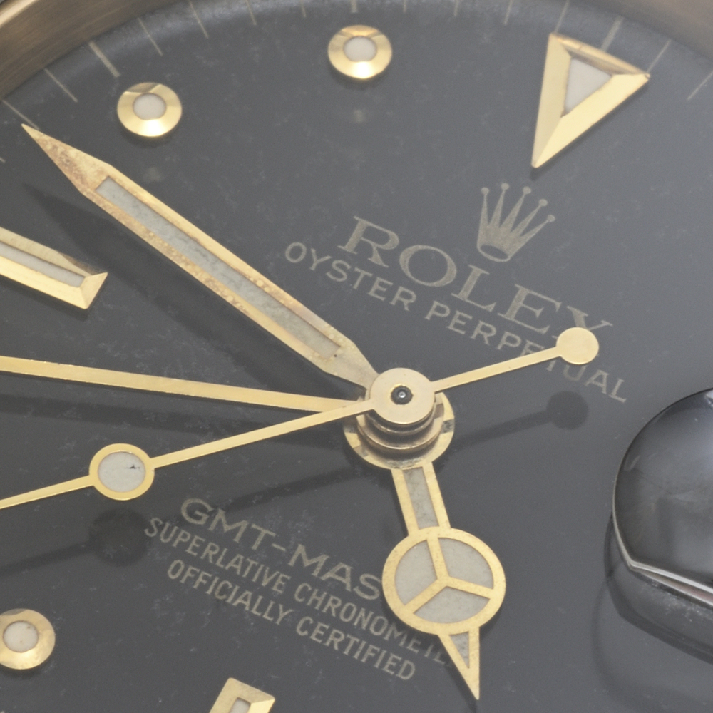 ロレックス GMTマスター 16758 K18YG 自動巻 フジツボ 1984年頃 メンズ