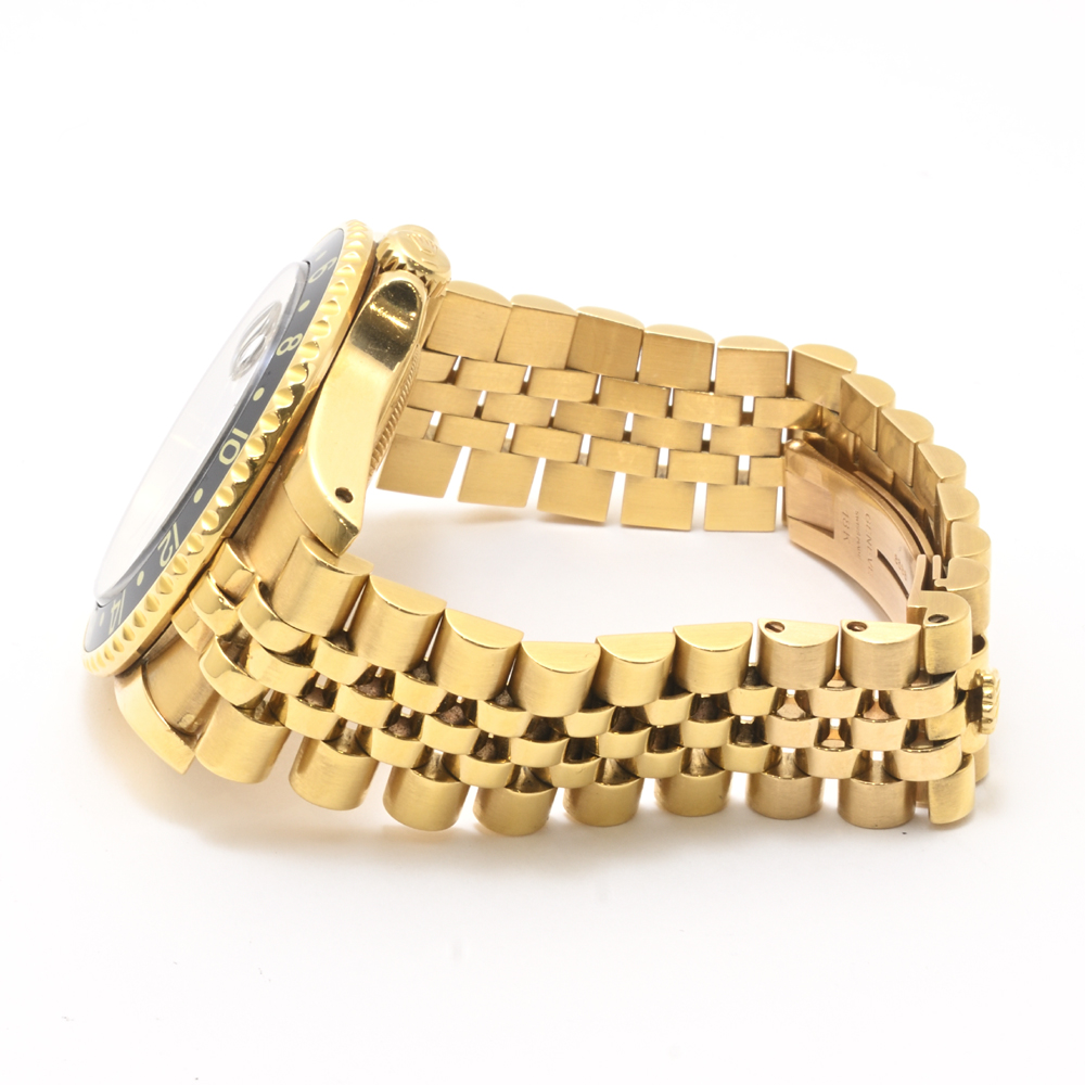 ロレックス GMTマスター 16758 K18YG 自動巻 フジツボ 1984年頃 メンズ