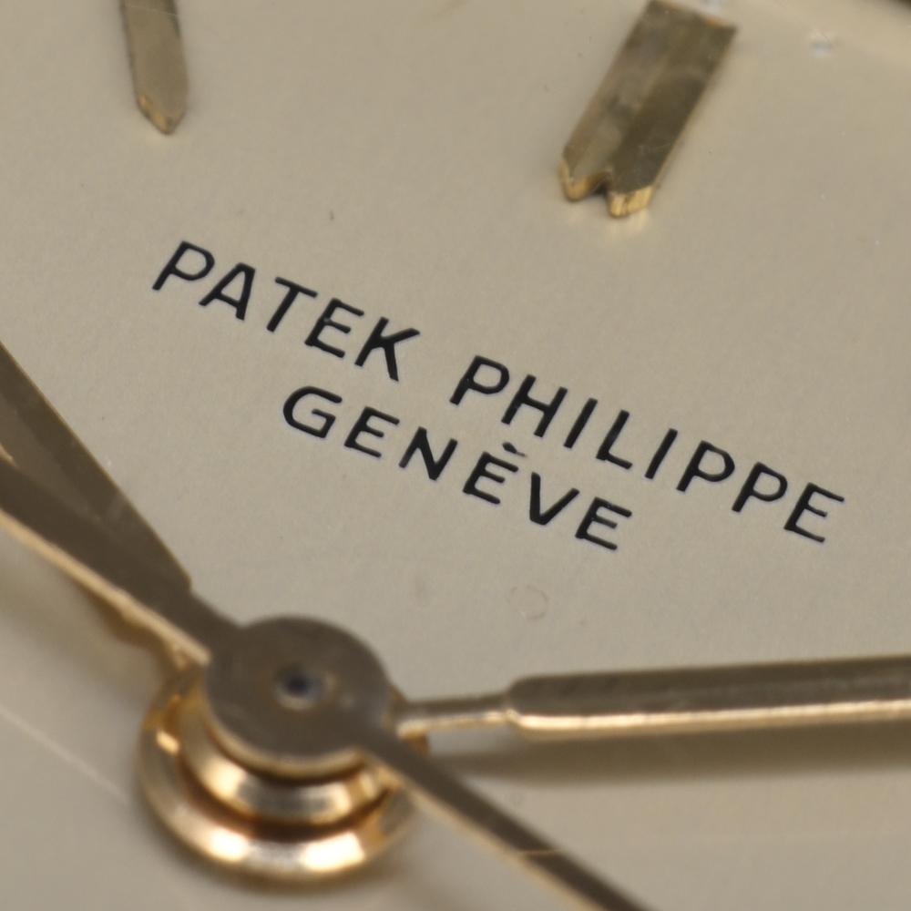 パテックフィリップ カラトラバ REF.2555 CAL.27SC 手巻 K18YG 1959年 当時のギャラ付 メンズ アンティーク