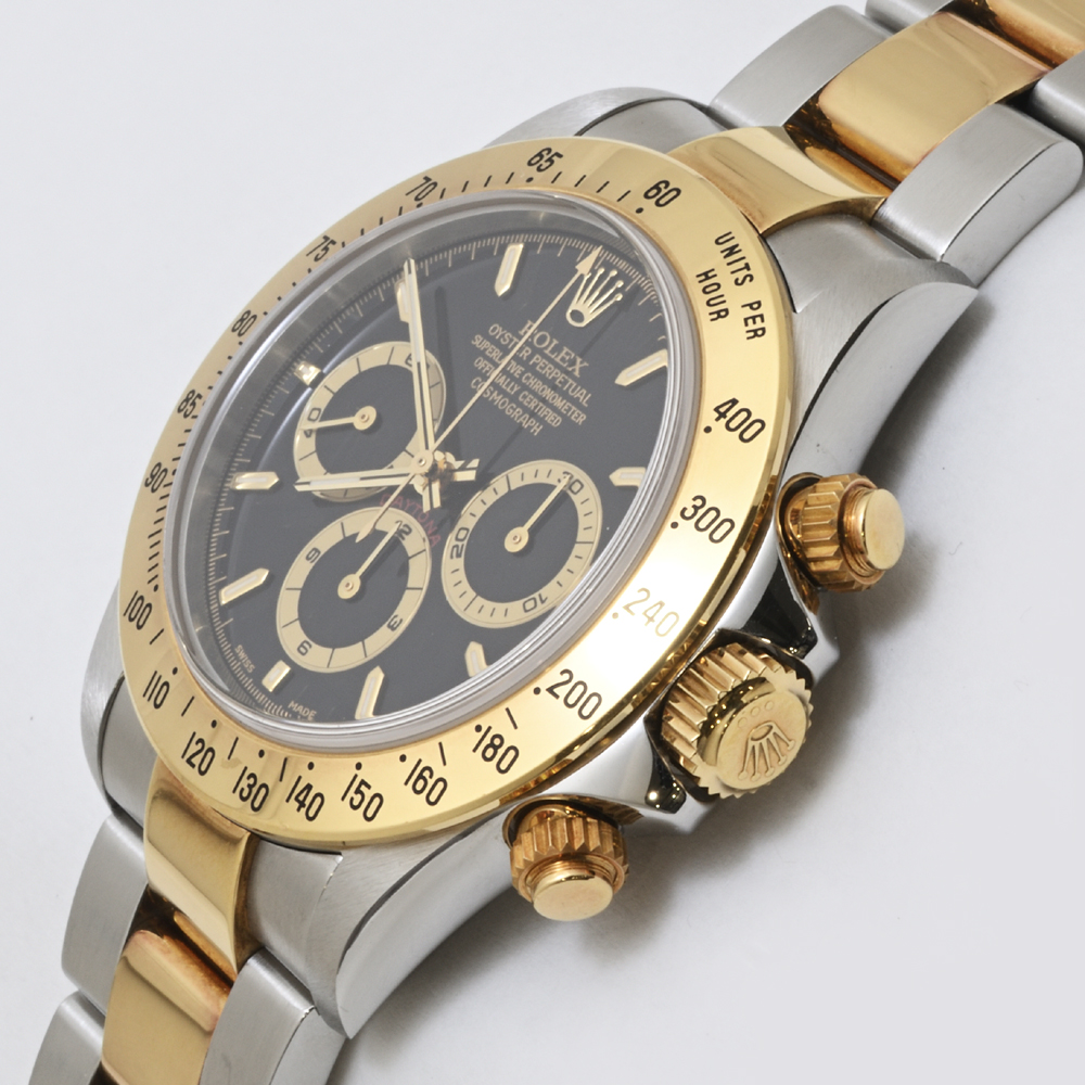 ロレックス  デイトナ 16523 自動巻 コンビ 2000年頃(P番) ギャラ付 日ロレOH(2024/9) CAL.4030(エルプリメロベース) メンズ